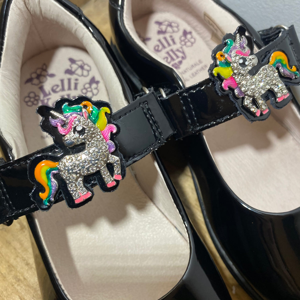 Lelli Kelly Bonnie Shoes Black Patent Minis Shoe Shop